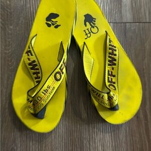 Off-White Vibrant Yellow Sandals